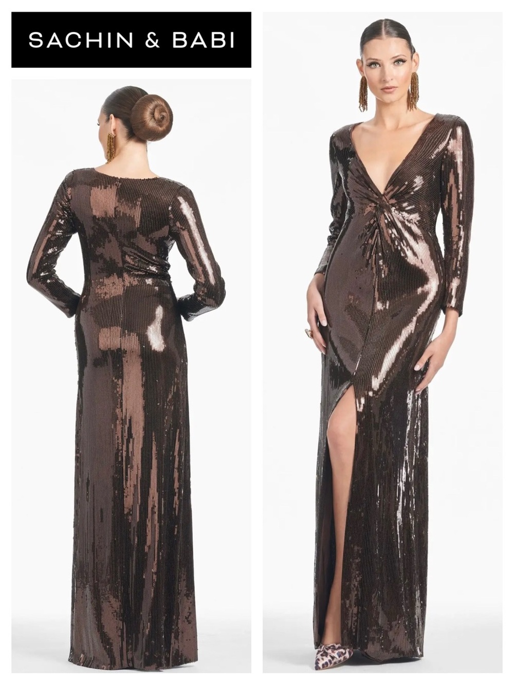 SACHIN & BABI Talulla Sequin Gown